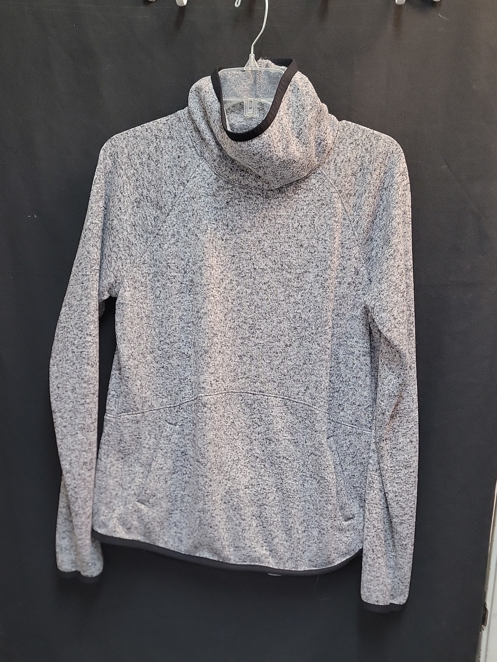 tek gear Heather Gray Cowl Neck Pullover Sweater